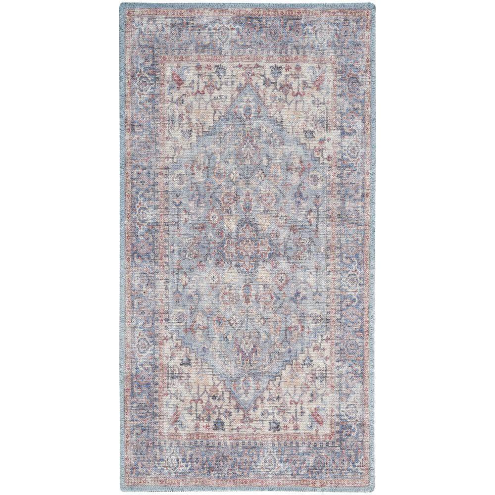 Nc Series 1 SR104 Blue/Multi Rugs #color_blue/multi