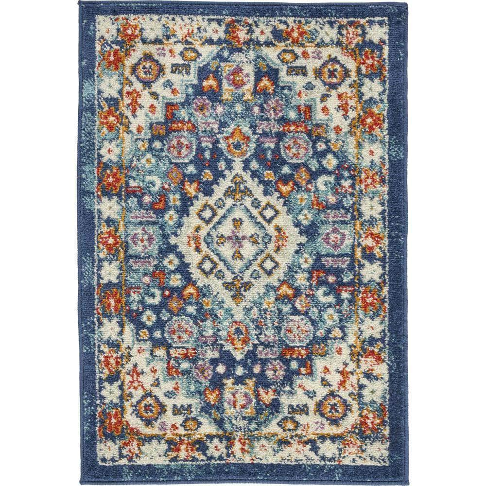 Passion PSN29 Blue/Multicolor Rugs #color_blue/multicolor