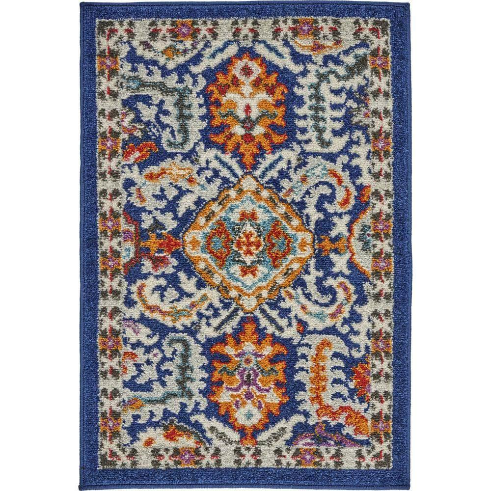 Passion PSN32 Blue/Multicolor Rugs #color_blue/multicolor