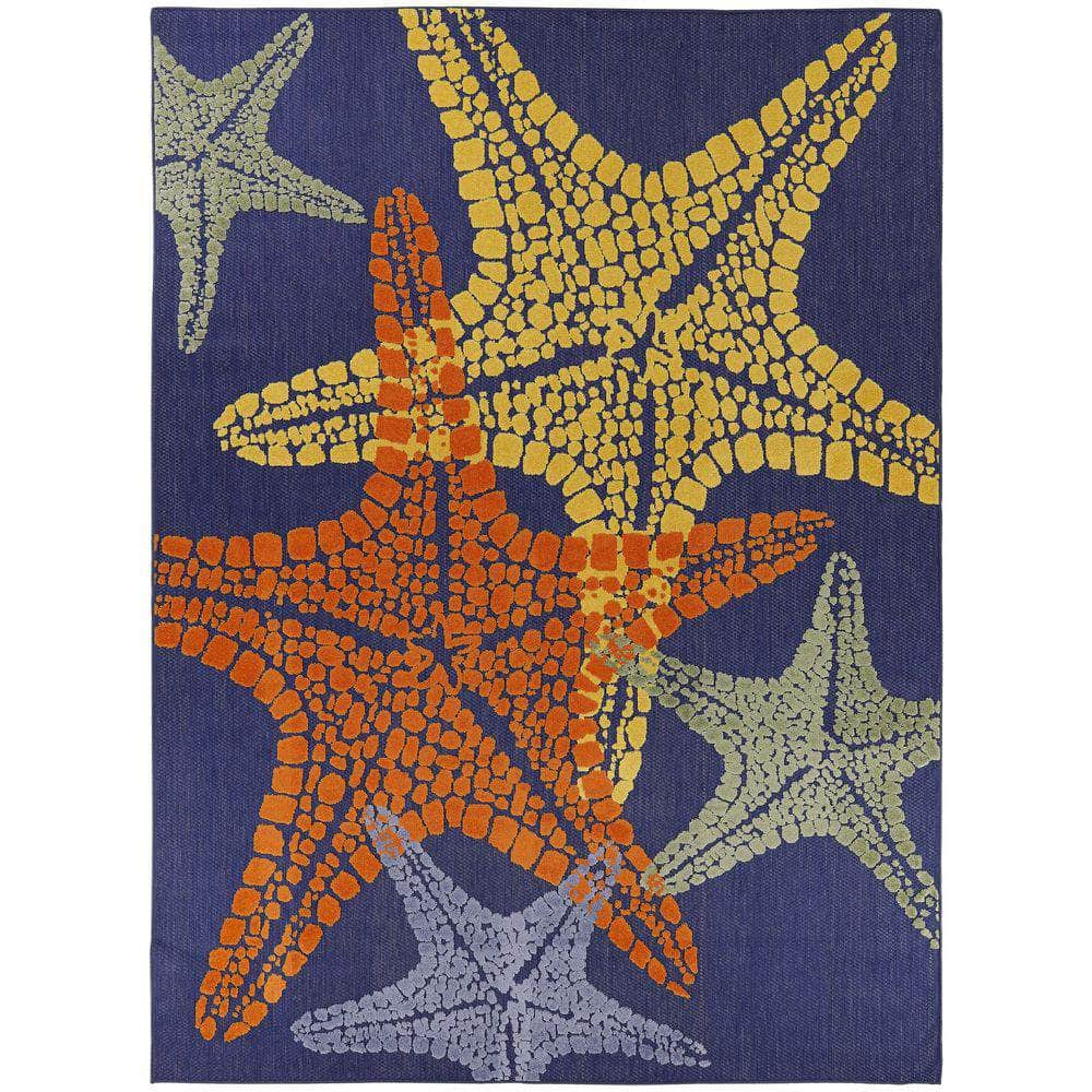 Aloha ALH28 Blue Multicolor Rug #color_blue multicolor