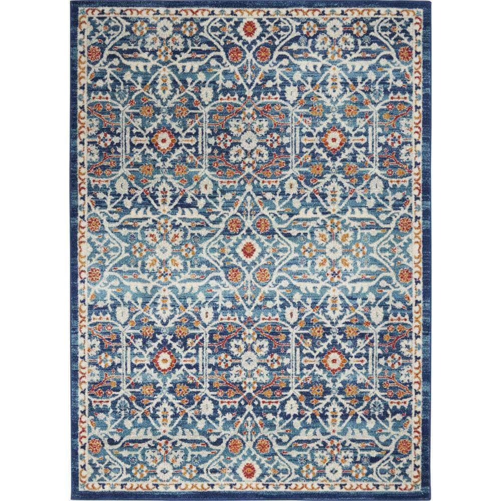 Passion PSN28 Blue/Multicolor Rugs #color_blue/multicolor