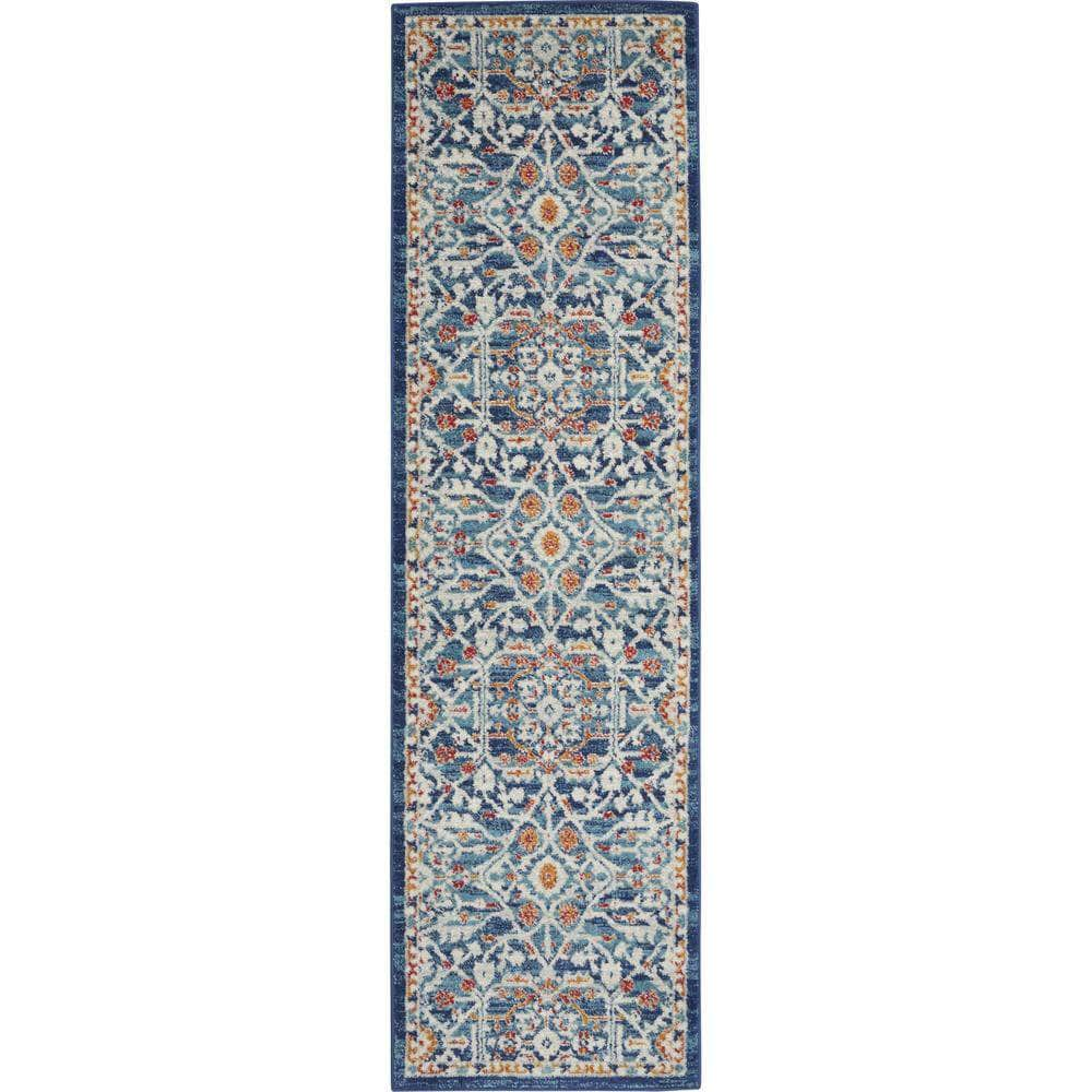 Passion PSN28 Blue/Multicolor Rugs #color_blue/multicolor