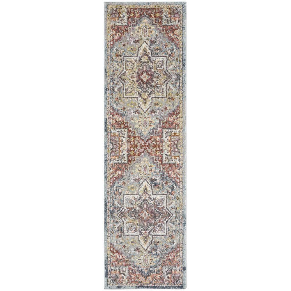 Juniper JPR04 Blue/Multicolor Rugs #color_blue/multicolor