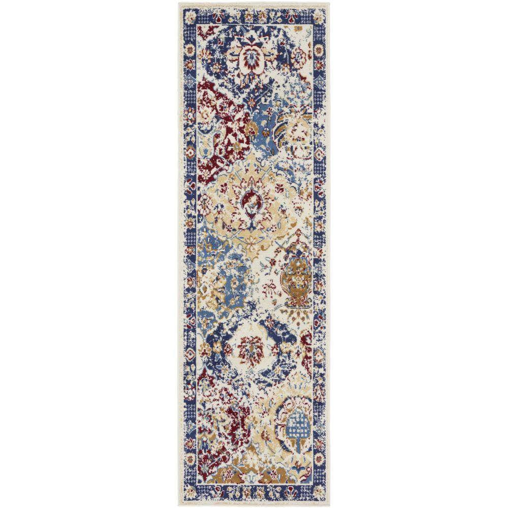 Grafix GRF31 Blue Multicolor Rug #color_blue multicolor