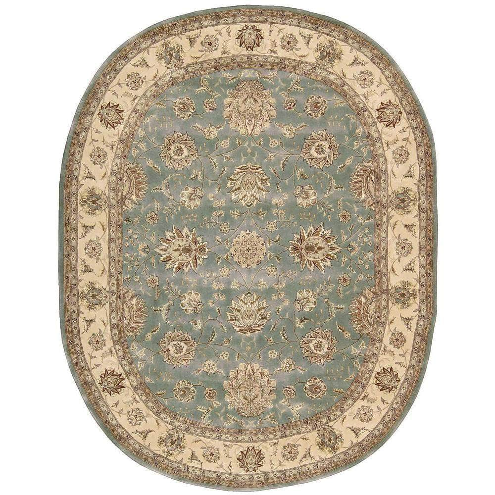 Nourison 2000 2210 Blue Rugs #color_blue