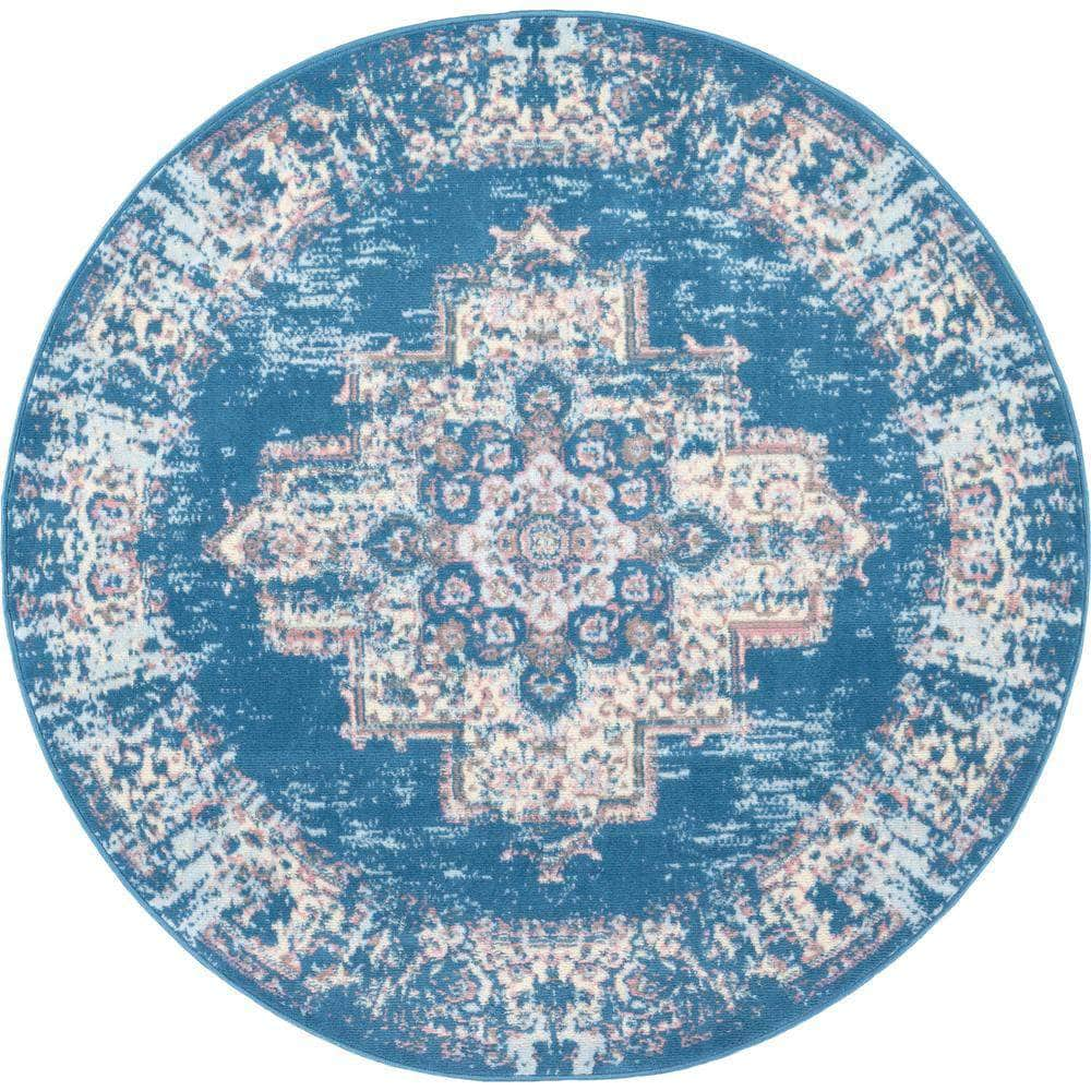 Grafix GRF14 Blue Rugs #color_blue