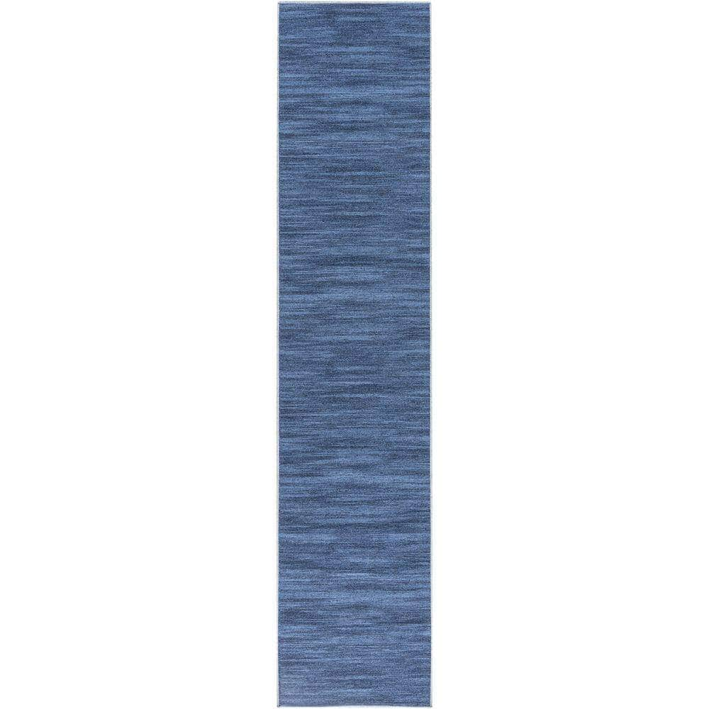 Nourison Washables NWB03 Blue Rug #color_blue