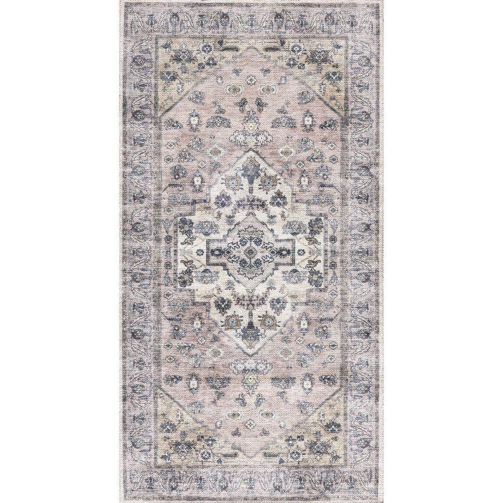 Brilliance Machine Washable WSB03 Blush Rug #color_blush