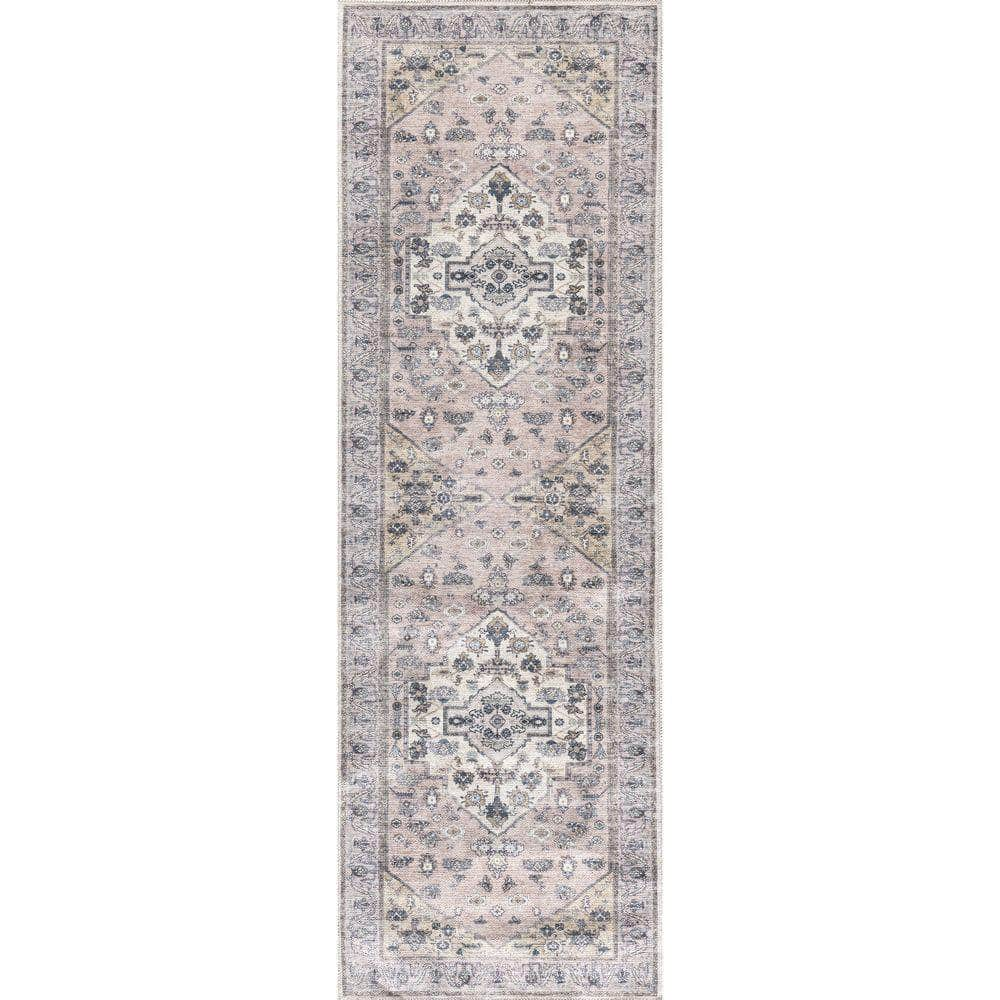 Brilliance Machine Washable WSB03 Blush Rug #color_blush