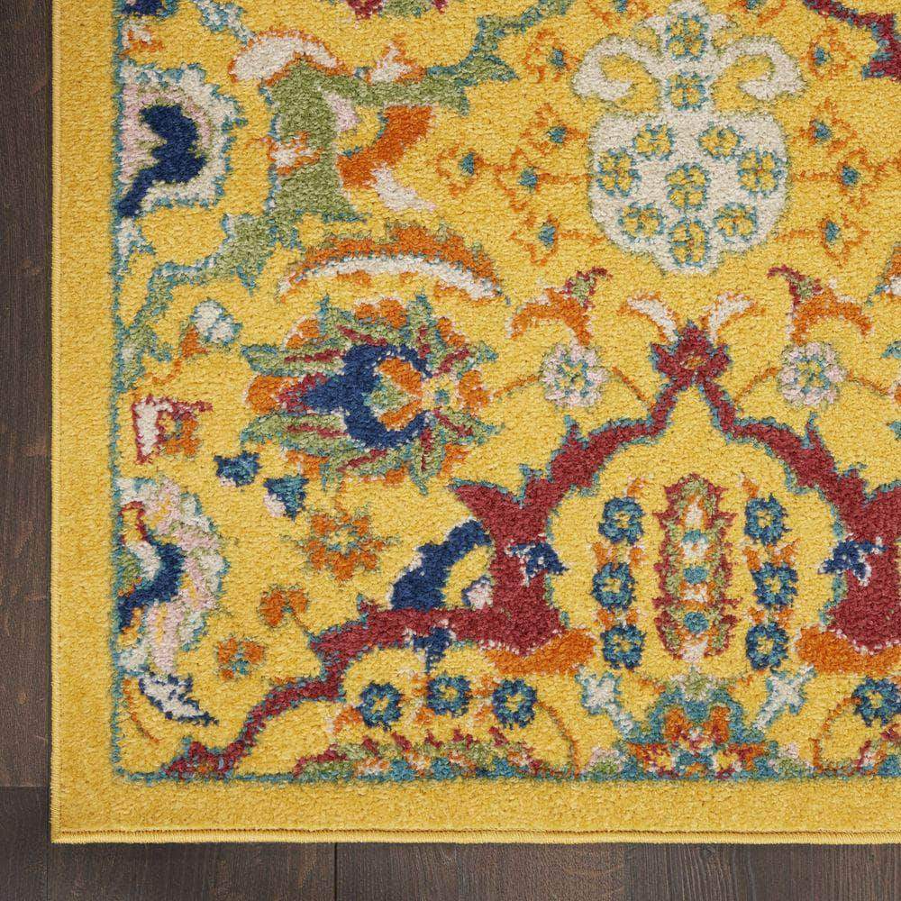 Allur ALR03 Yellow Multicolor Rugs #color_yellow multicolor