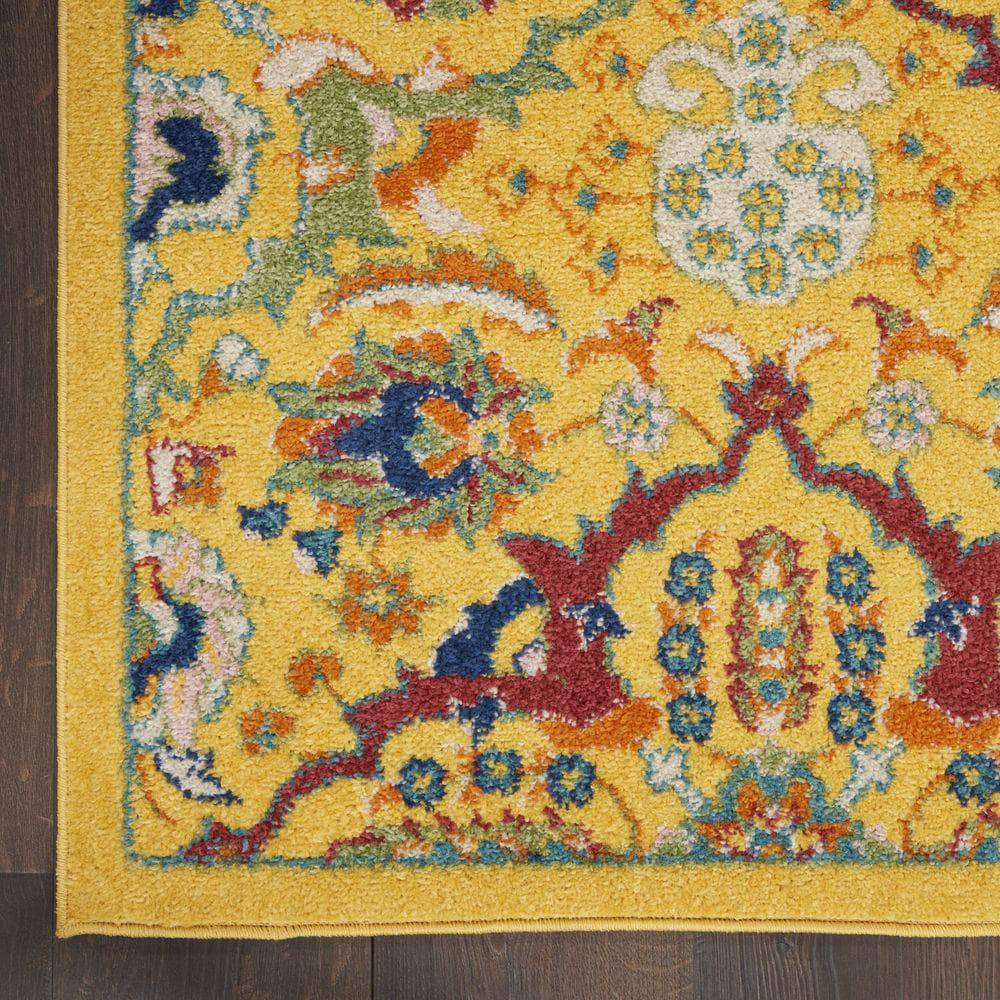 Allur ALR03 Yellow Multicolor Rug #color_yellow multicolor