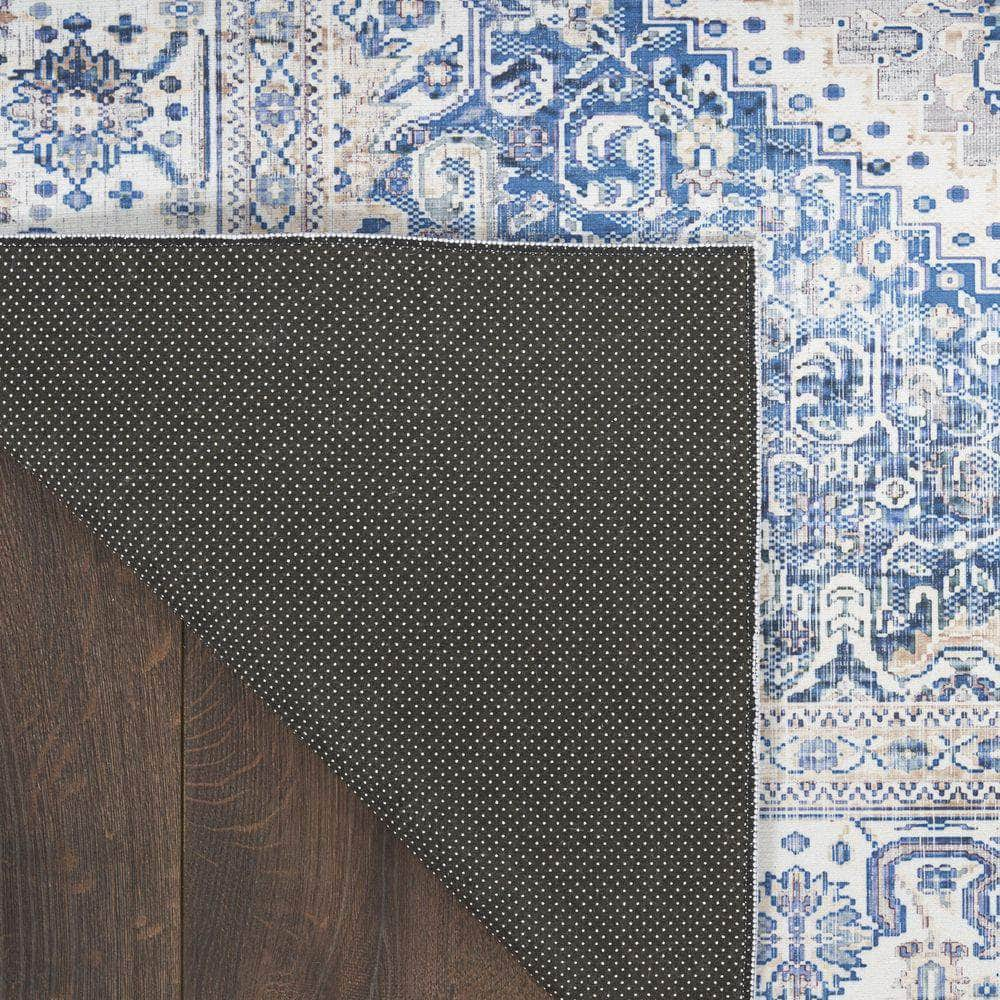 Vintage Home VNH01 Beige Blue Rug #color_beige blue