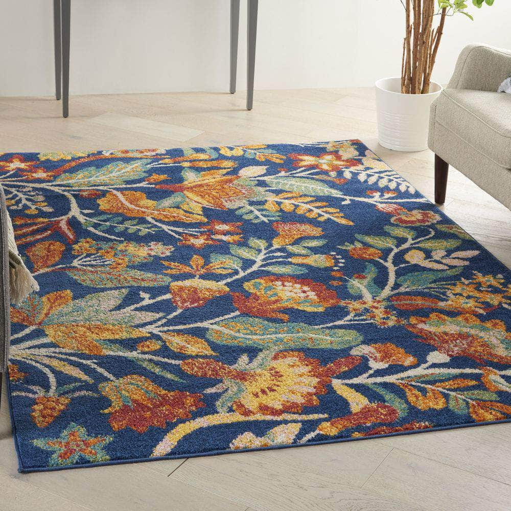 Allur ALR09 Turquoise Multicolor Rugs #color_turquoise multicolor