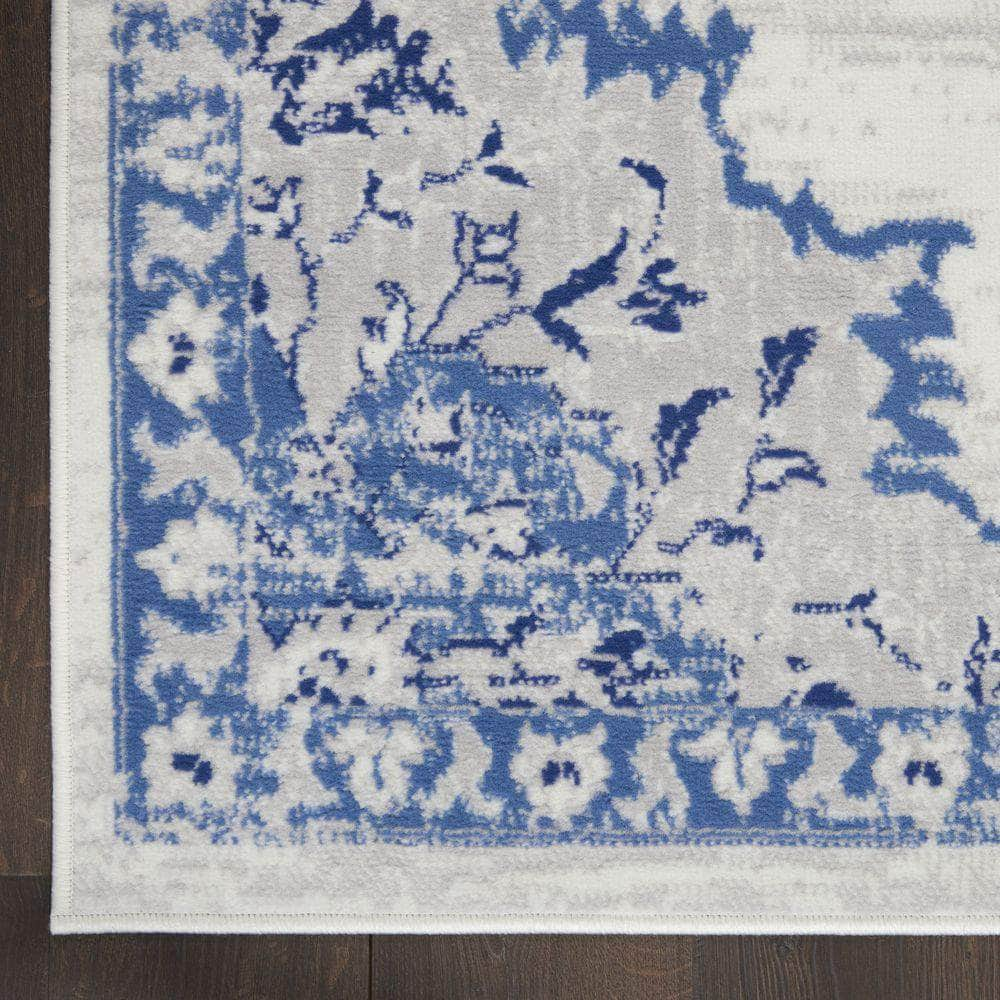 Whimsicle WHS14 Ivory Blue Rugs #color_ivory blue