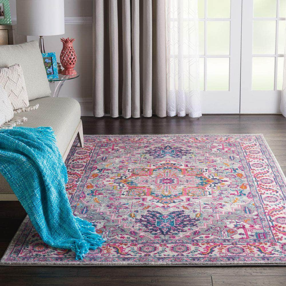 Passion PSN20 Teal Multicolor Rugs #color_teal multicolor