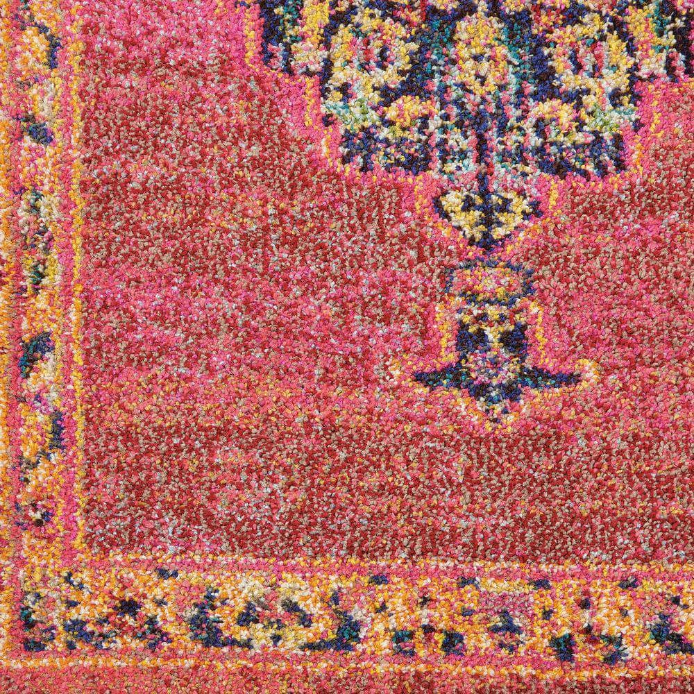 Passionate PST01 Pink/Flame Rugs #color_pink/flame