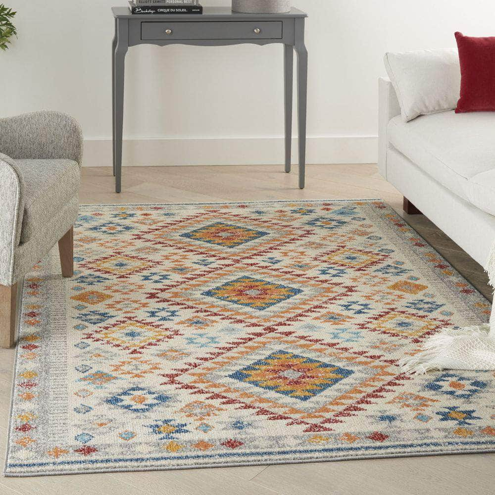 Passion PSN47 Ivory/Multi Rugs #color_ivory/multi