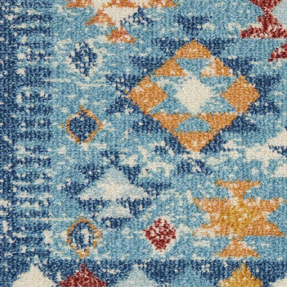 Passion PSN47 Blue/Multicolor Rugs #color_blue/multicolor