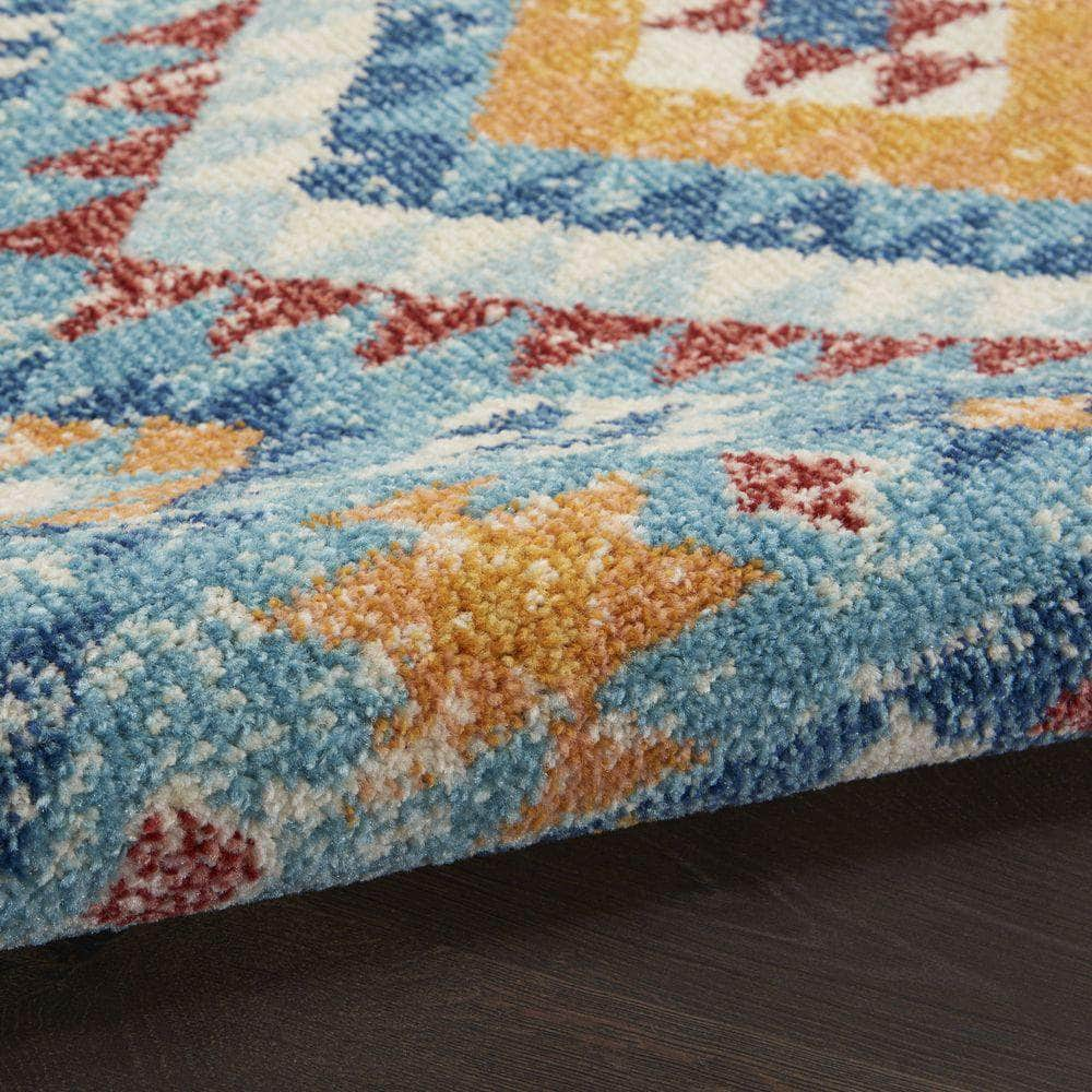 Passion PSN47 Blue/Multicolor Rugs #color_blue/multicolor