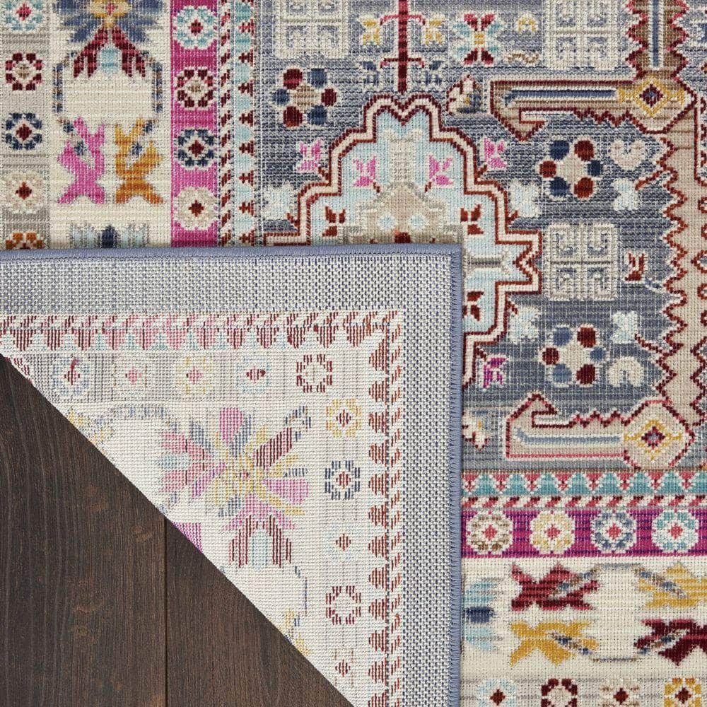 Vintage Kashan VKA05 Grey/Multi Rugs #color_grey/multi