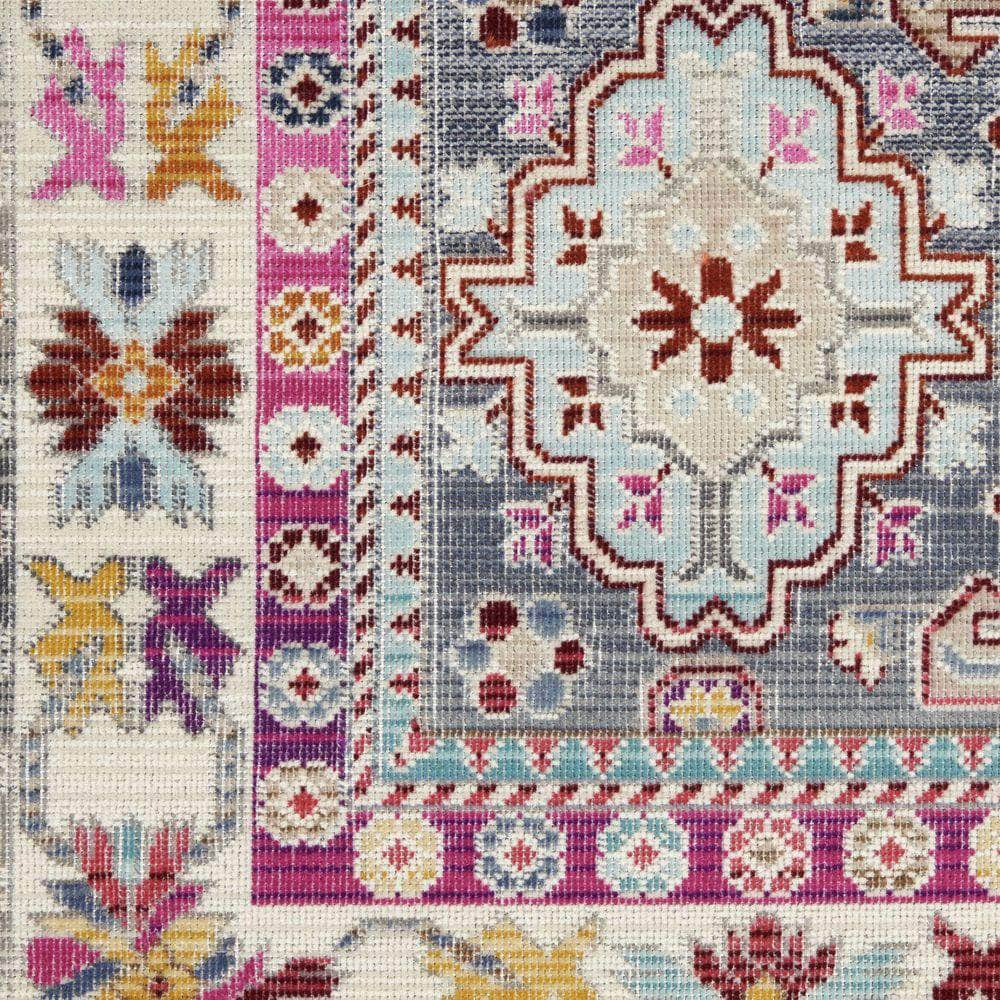 Vintage Kashan VKA05 Grey/Multi Rugs #color_grey/multi