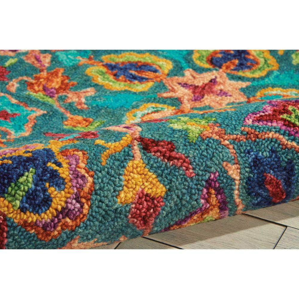 Vivid VIV08 Teal Rugs #color_teal