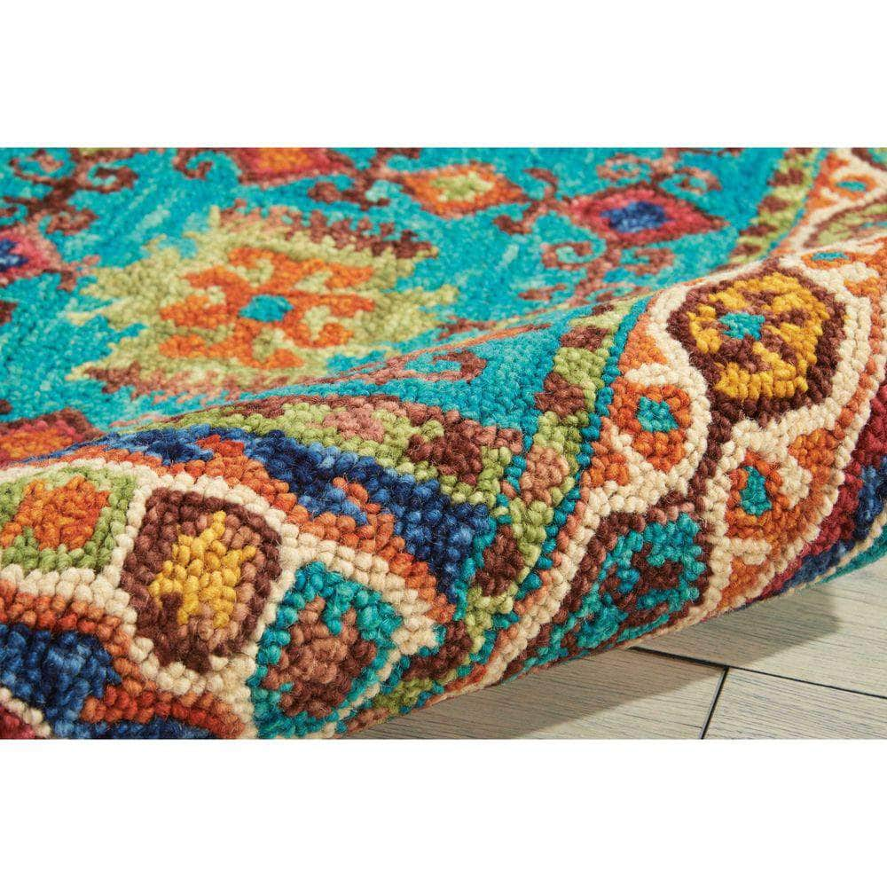 Vivid VIV09 Teal Rugs #color_teal