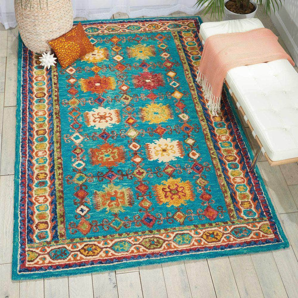 Vivid VIV09 Teal Rugs #color_teal