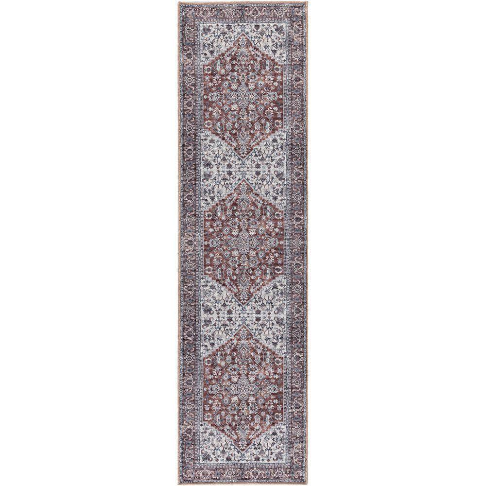 Machine Washable Series 1 SR104 Brick Ivory Rug #color_brick ivory