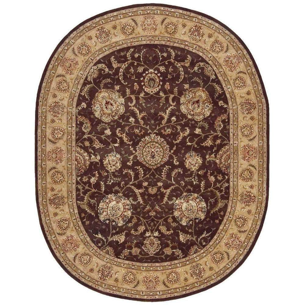 Nourison 2000 2206 Brown Rugs #color_brown