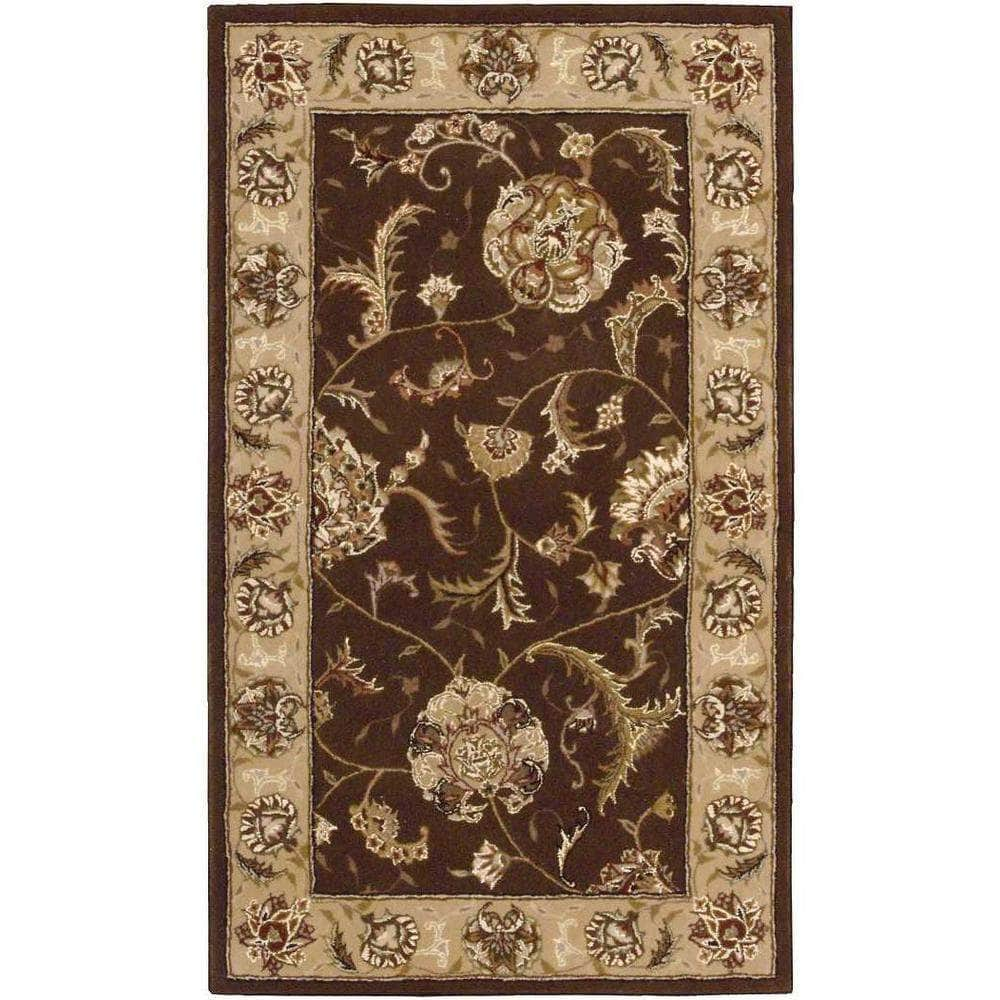 Nourison 2000 2206 Brown Rugs #color_brown