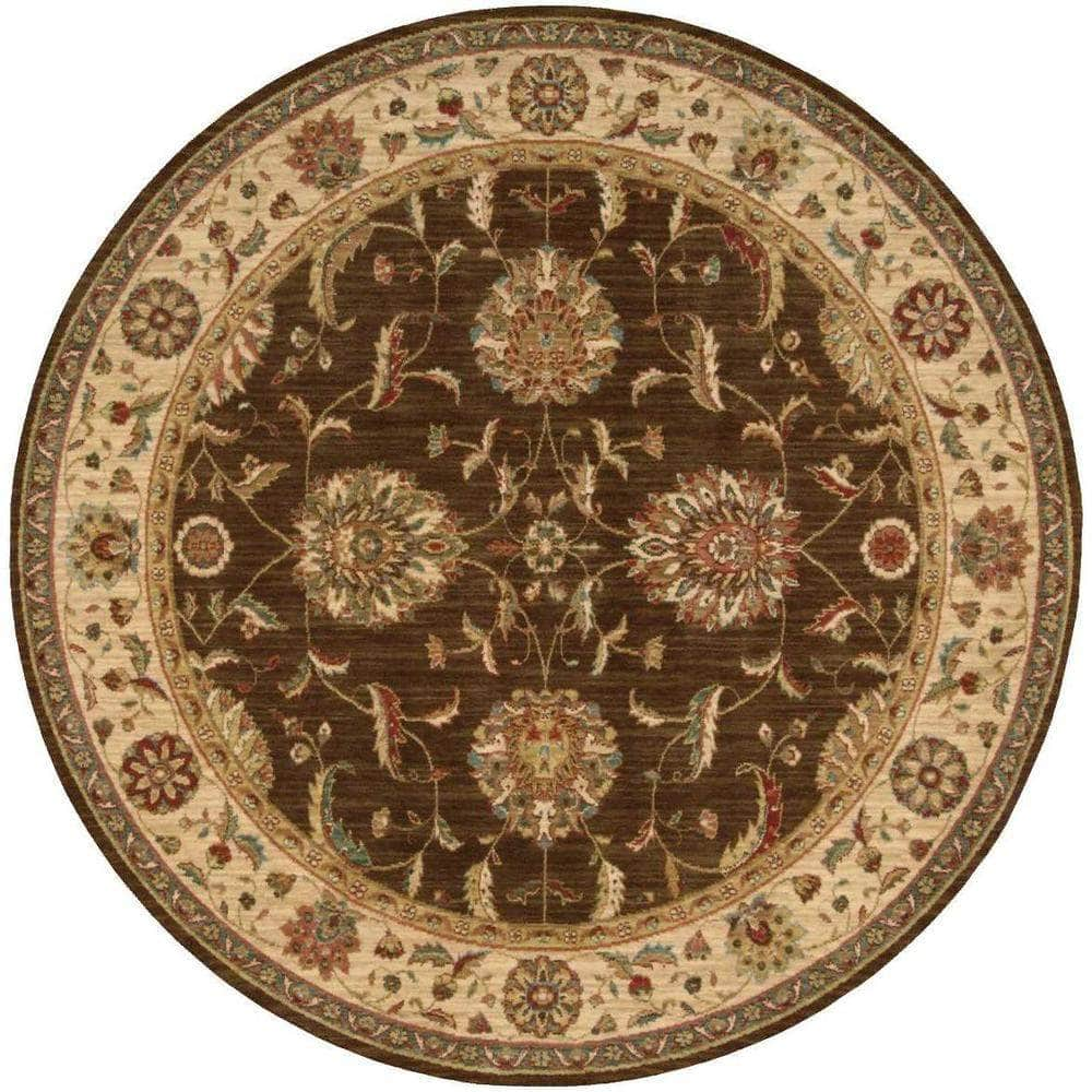 Living Treasures LI04 Brown Rugs #color_brown