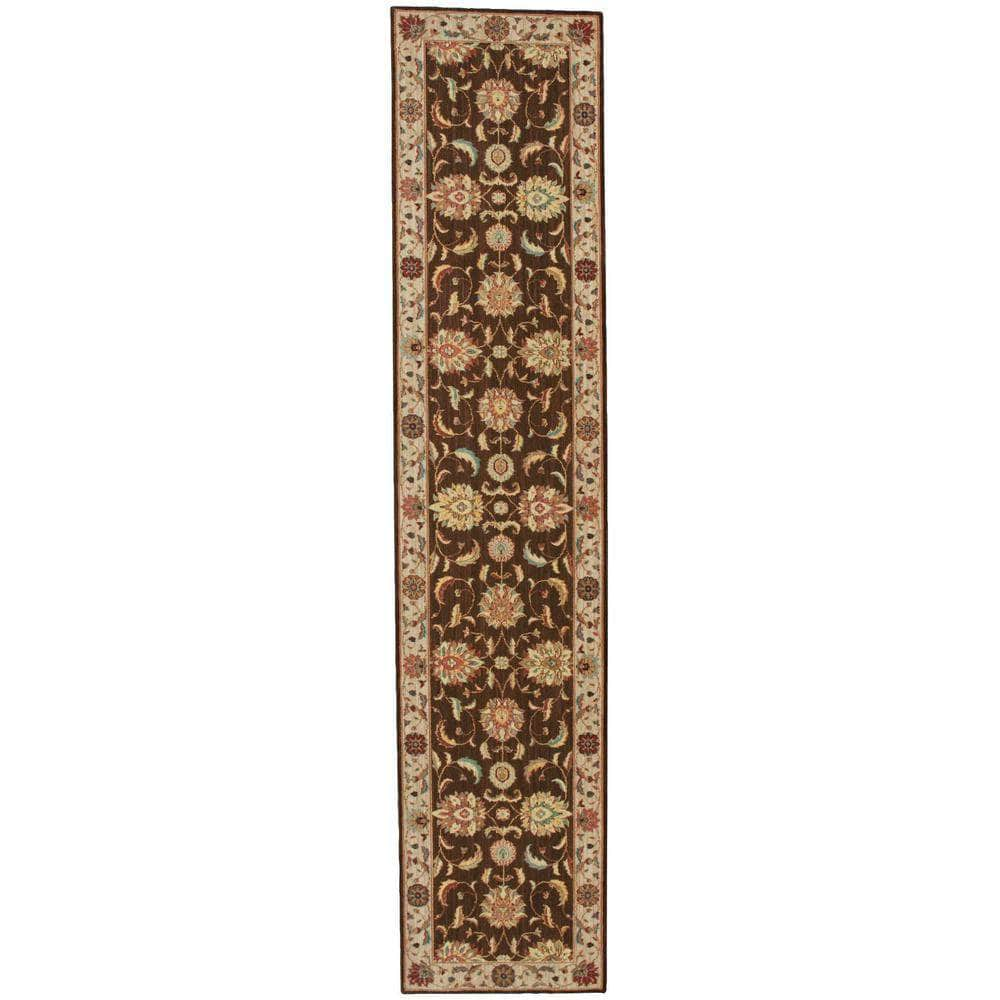 Living Treasures LI04 Brown Rugs #color_brown