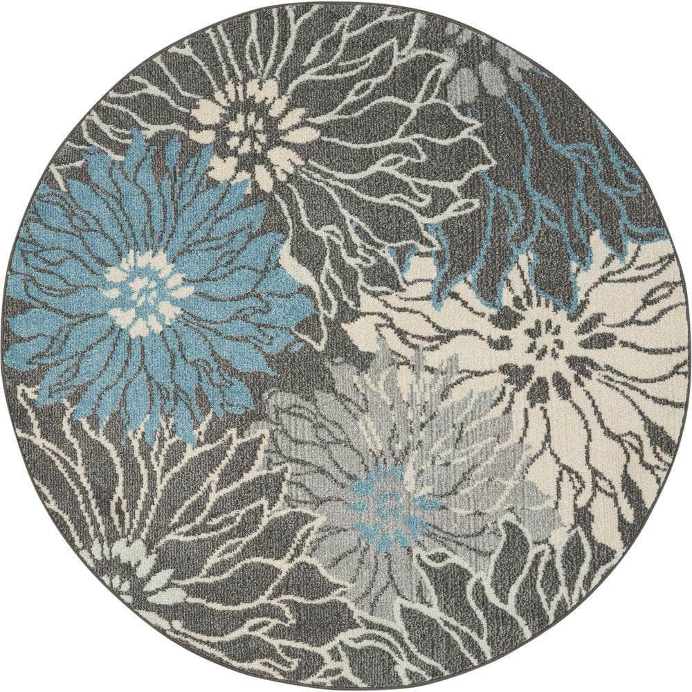 Passion PSN17 Charcoal/Blue Rugs #color_charcoal/blue