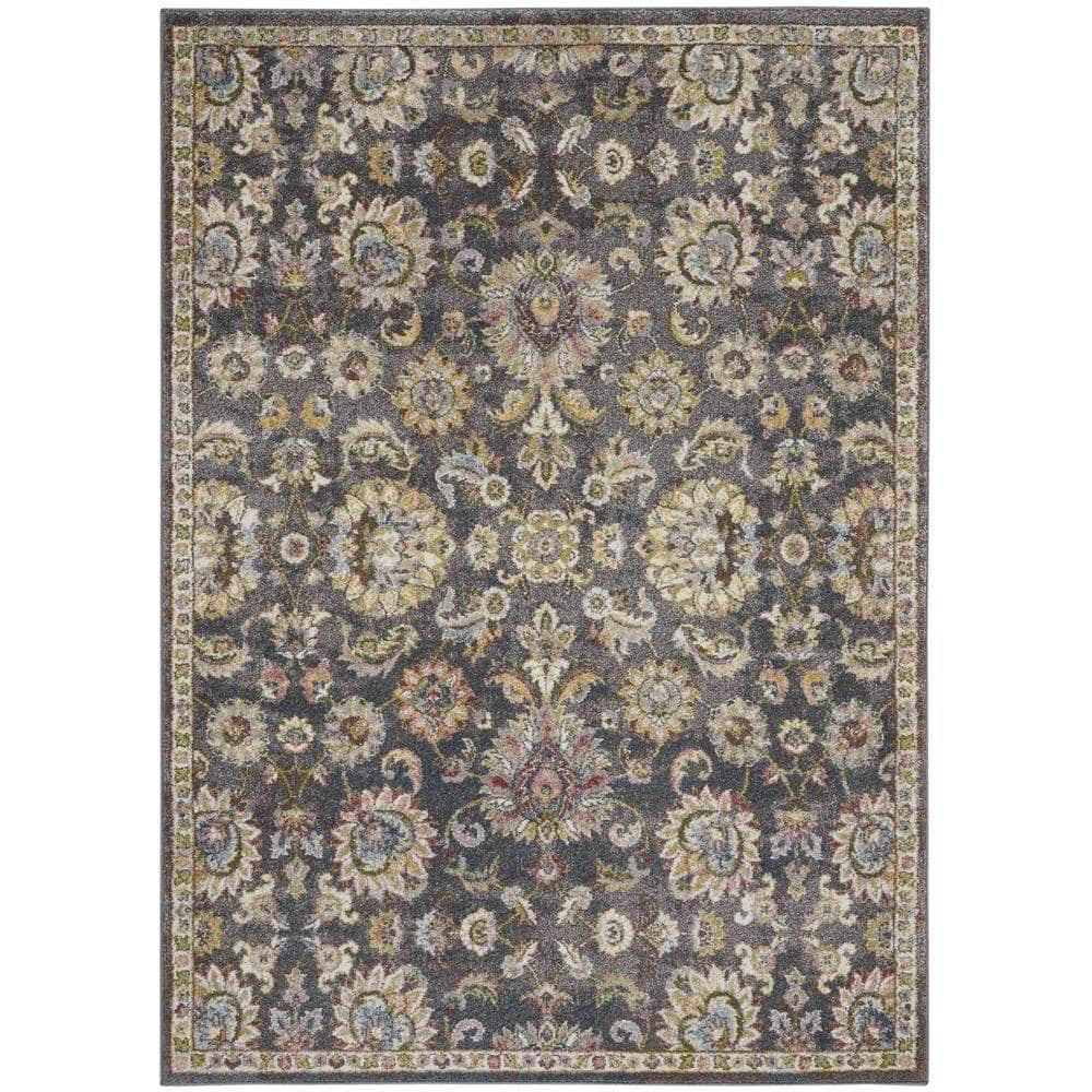 Juniper JPR02 Charcoal Multi Rugs #color_charcoal multi