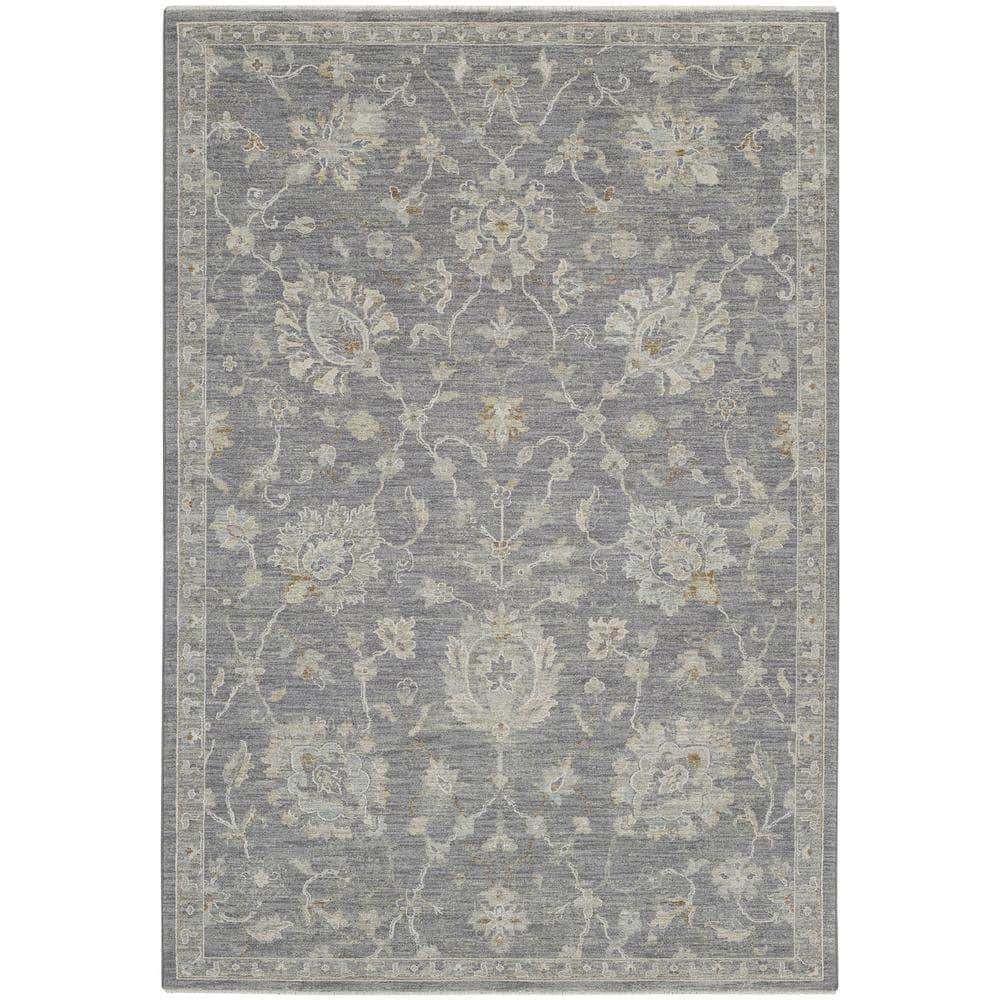 Asher ASR04 Charcoal Rugs #color_charcoal