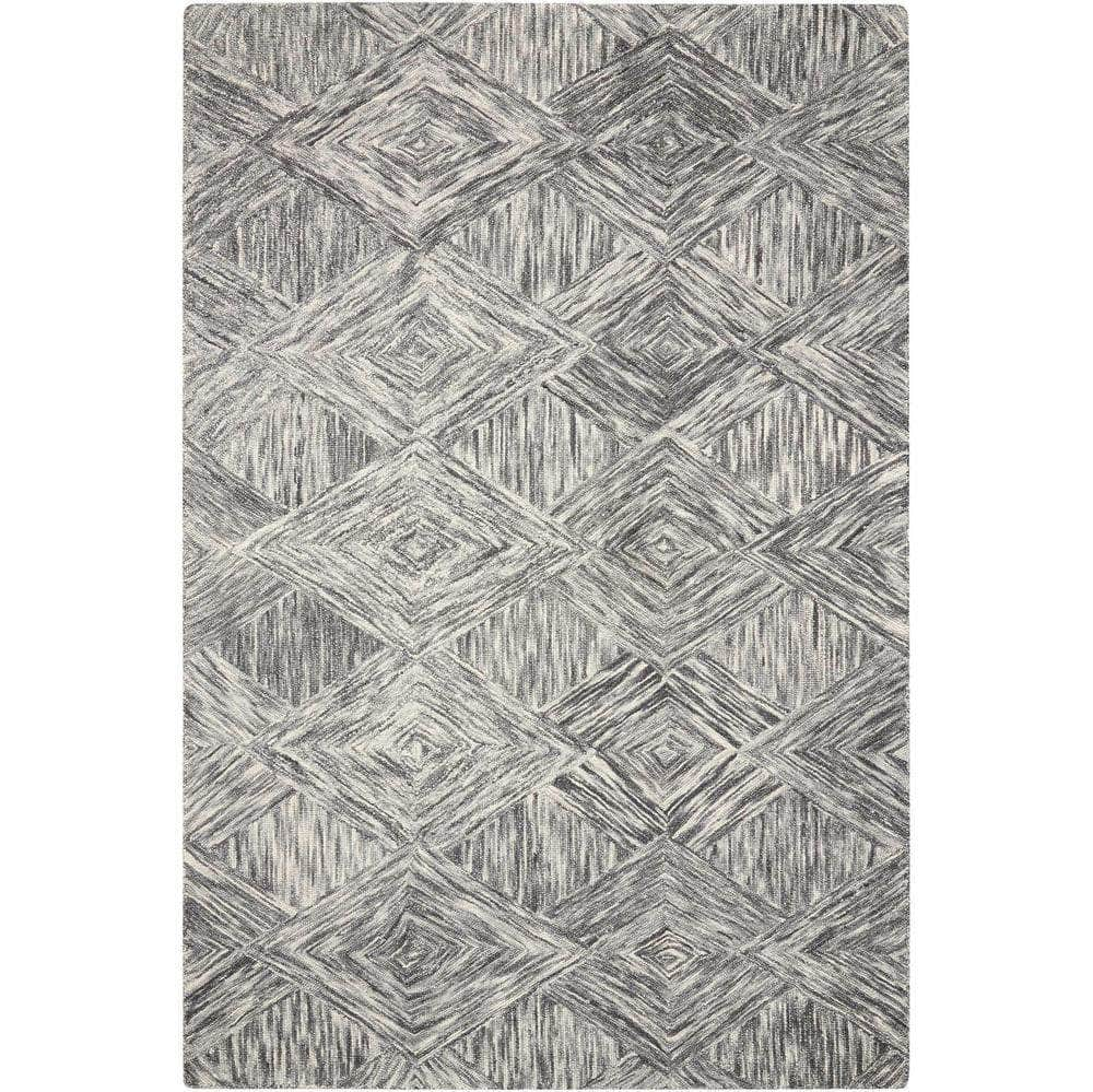 Linked LNK01 Charcoal Rugs #color_charcoal