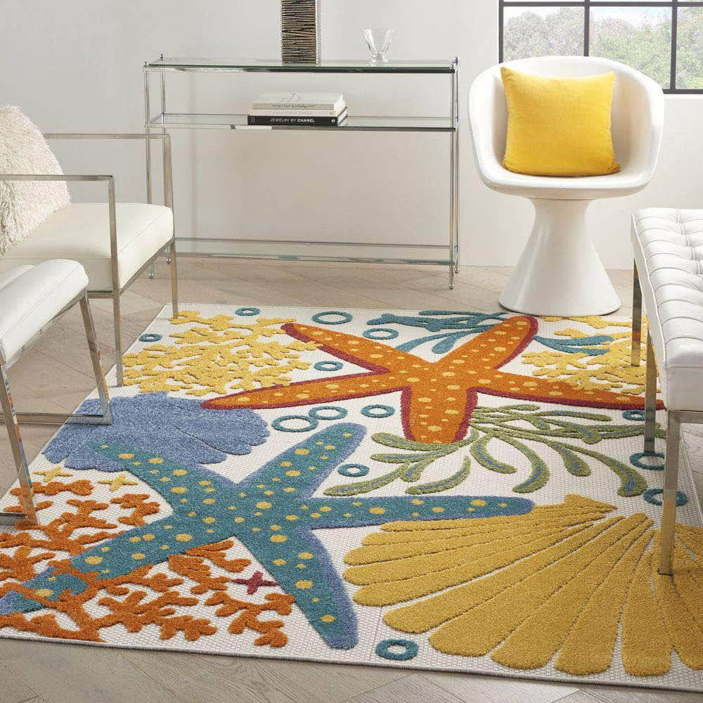 Aloha ALH24 Multicolor Rugs #color_multicolor