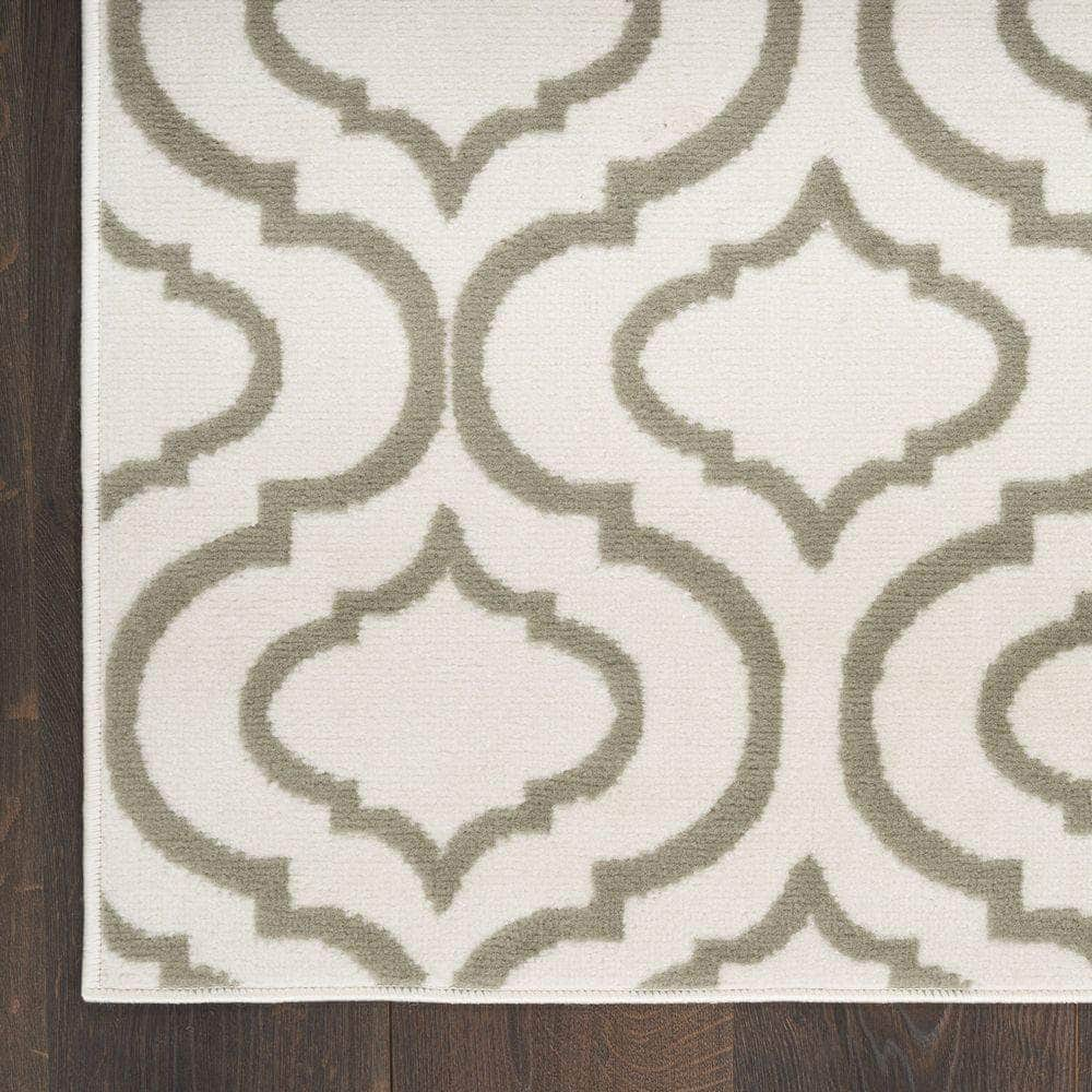 Jubilant JUB19 Ivory Green Rug #color_ivory green