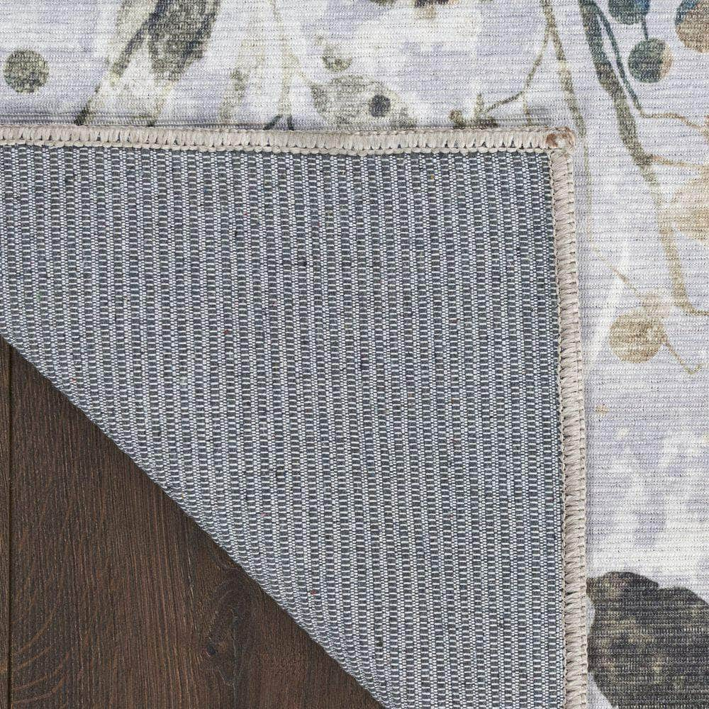 Nourison Washables NWB05 Grey Multicolor Rug #color_grey multicolor