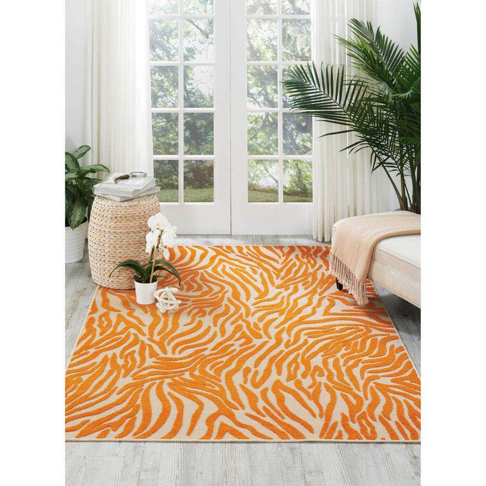 Aloha ALH04 Orange Rugs #color_orange