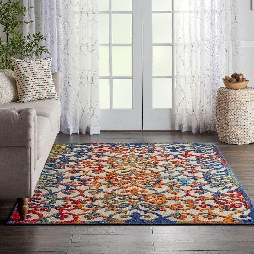 Aloha ALH21 Multicolor Rugs #color_multicolor