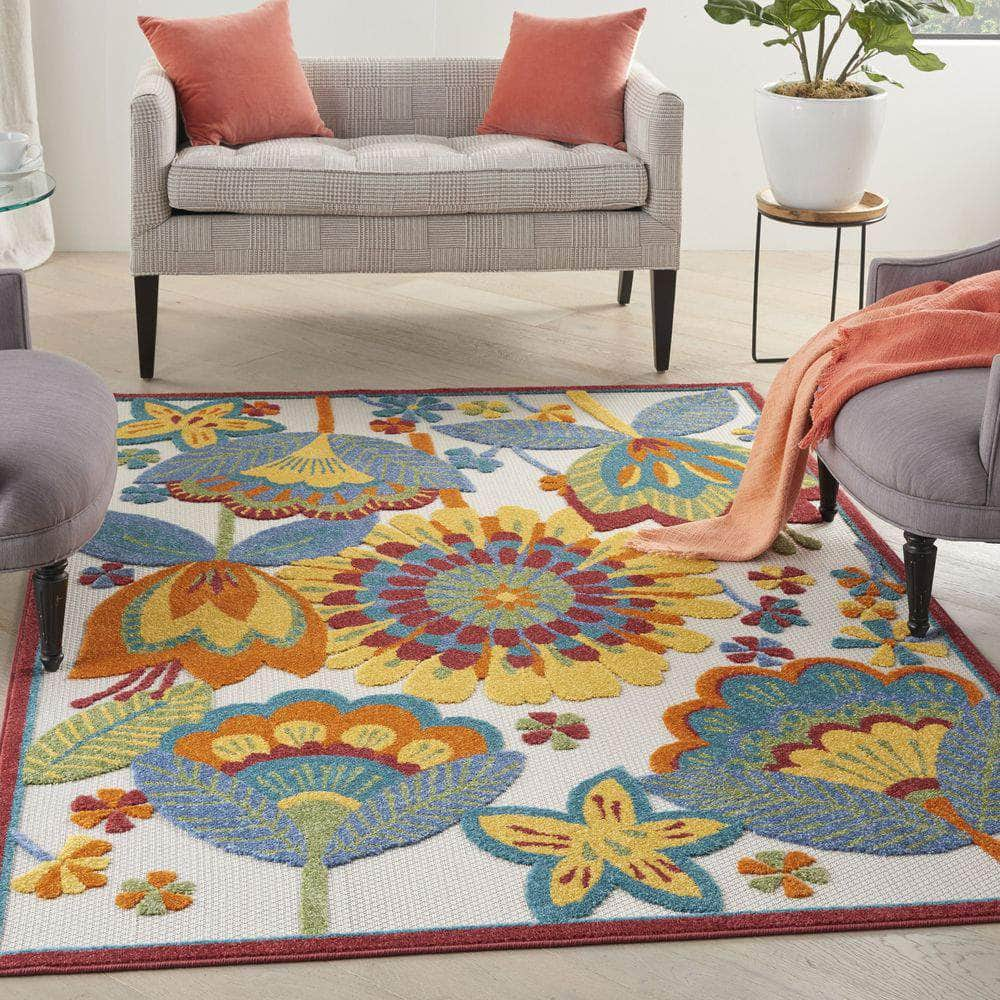 Aloha ALH25 Multicolor Rugs #color_multicolor