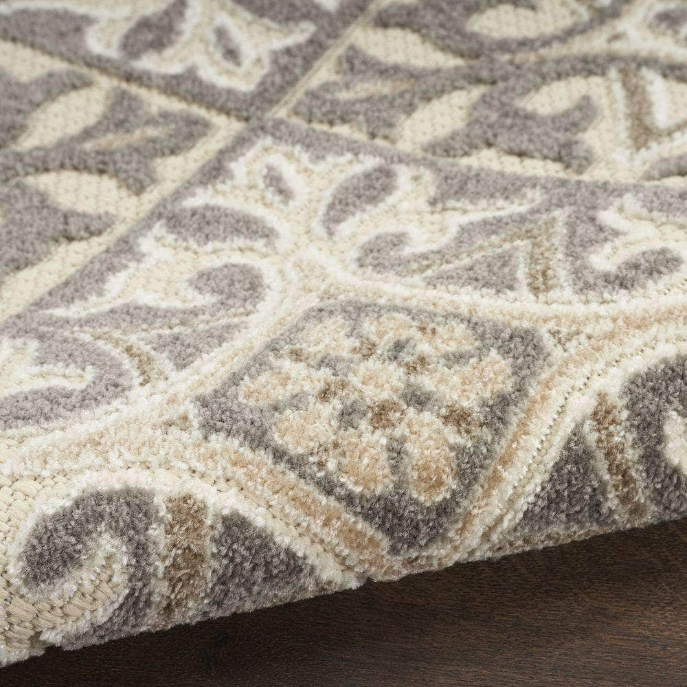 Aloha ALH34 Ivory Grey Rugs #color_ivory grey