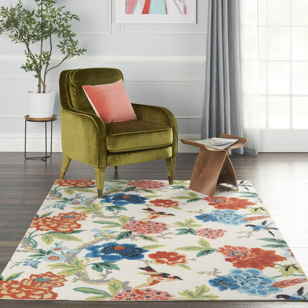 Sun & Shade SND82 Ivory/Multi Rugs #color_ivory/multi