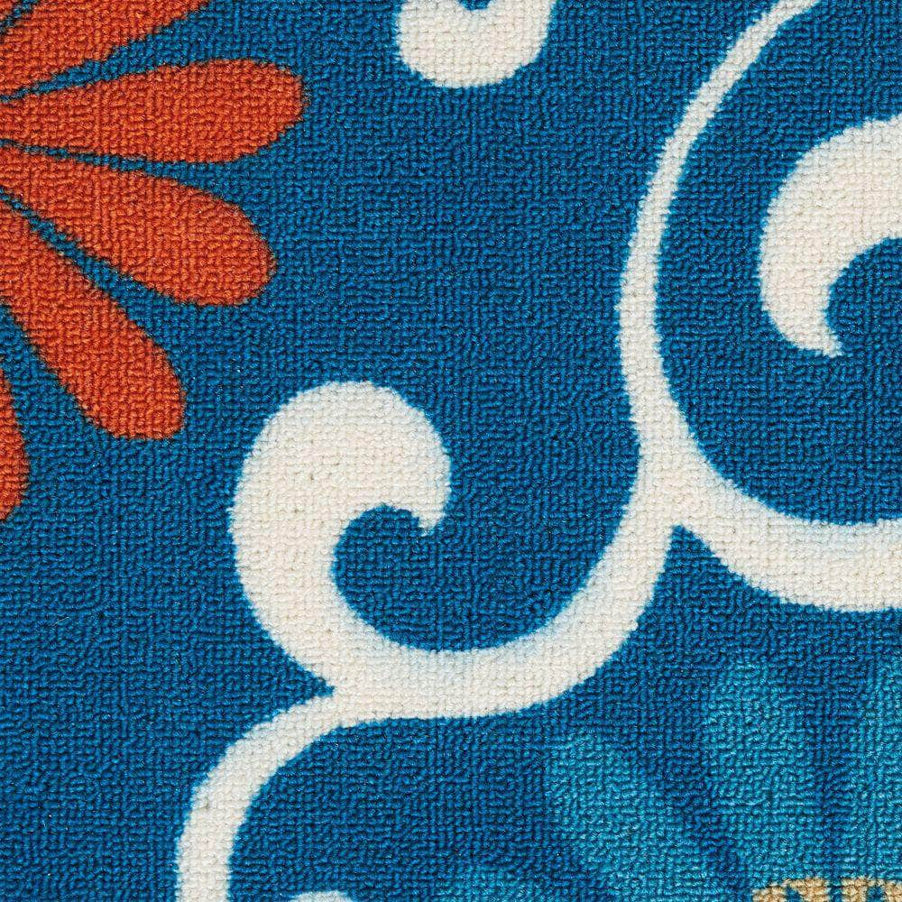 Sun & Shade SND84 Blue/Multicolor Rugs #color_blue/multicolor