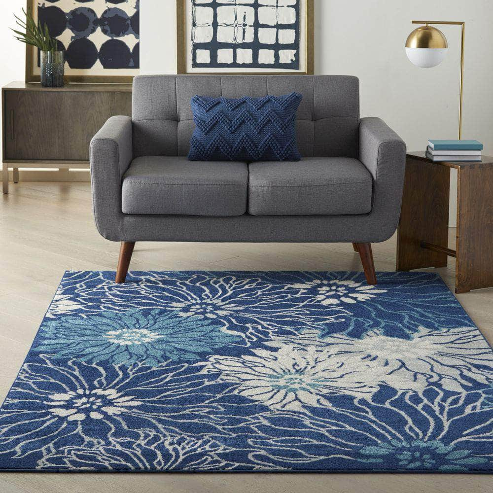 Passion PSN17 Navy/Ivory Rugs #color_navy/ivory