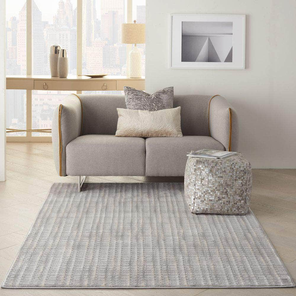 Solace SLA04 Grey/Beige Rugs #color_grey/beige