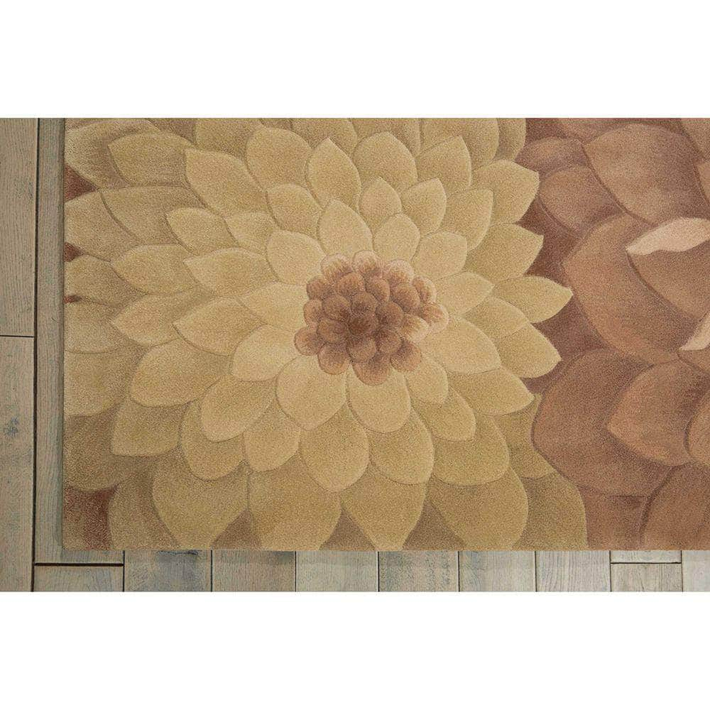 Tropics TS11 Taupe/Green Rugs #color_taupe/green