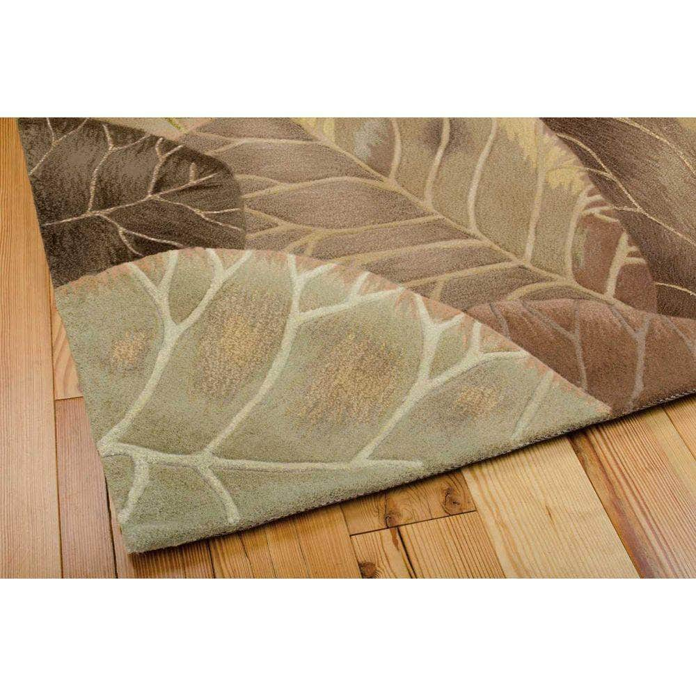 Tropics TS12 Brown/Green Rugs #color_brown/green